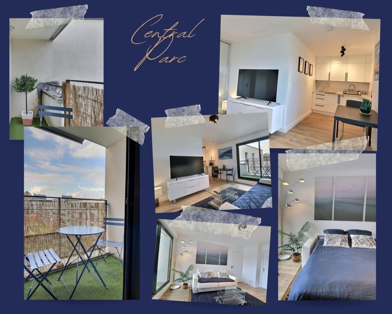 Central Park - Studio Calme - Balcon - Mon Groom Troyes Exterior foto